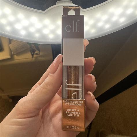 Elf Liquid Glitter Eyeshadow Copper Never used - Depop