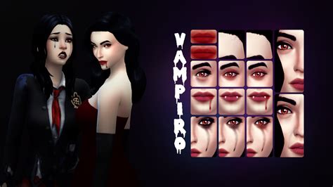 My Sims 4 Blog: Vampire Makeup by Mjauduuude