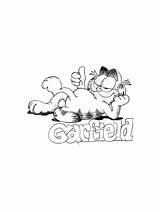 Garfield coloring pages sketch template