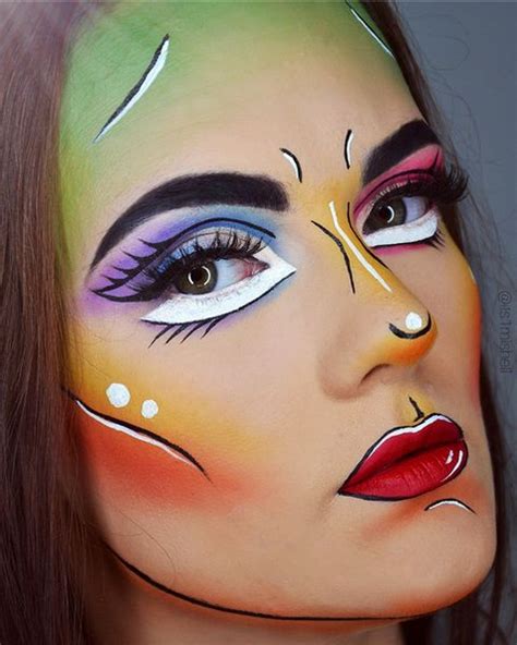 35 Pop Art Makeup Looks That Are Straight Out Of A Comic Book - The ...