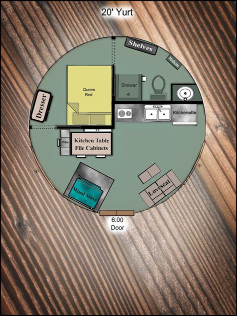 20 Yurt Floor Plans - FLOOR JKZ