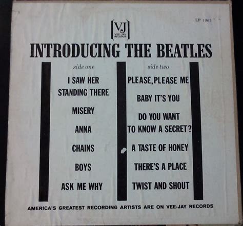 Grassy Knoll Institute: Beatles - Introducing The Beatles - 1964