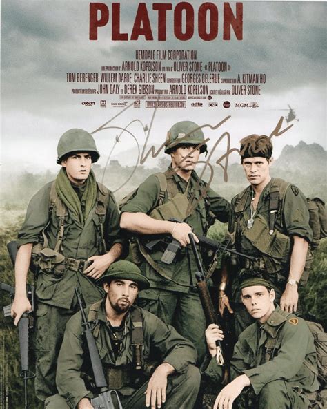 Oliver Stone – Signed Photo – Platoon - SignedForCharity