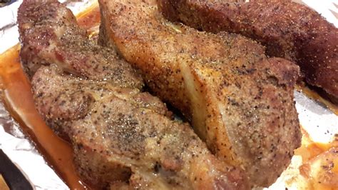 Oven Roasted Country Style Pork Rib Boneless with Dry Spices