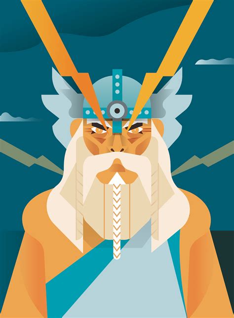 Pagan Gods illustrated on Behance