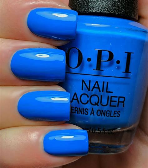 Opi Blue Nail Polish, Blue Gel Nails, Opi Nail Colors, Summer Nails Colors, Opi Nails, Pretty ...