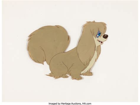 Lady and the Tramp Peg Production Cel (Walt Disney, 1955) Disney Dogs ...