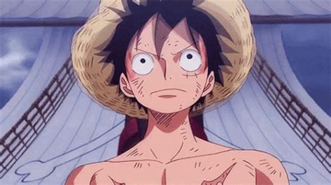 Luffy One Piece GIF - Luffy OnePiece Windy - Discover & Share GIFs