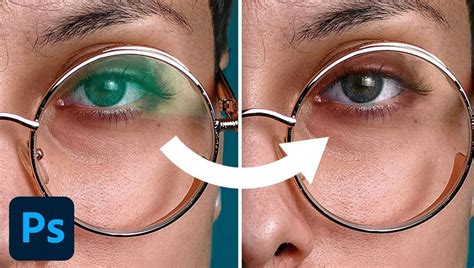 How to Remove Glare on Glasses Using Photoshop | Photoshop tutorial ...