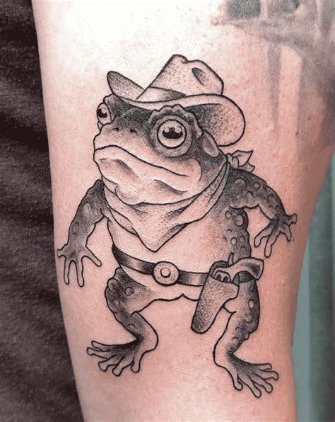 Toad Tattoo Design Ideas Images | Frog tattoos, Western tattoos, Tattoos