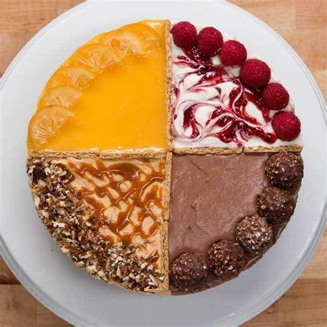 Cheesecake de 4 sabores - Chef Club | Receta | Recetas faciles postres, Postres fríos, Postres ricos