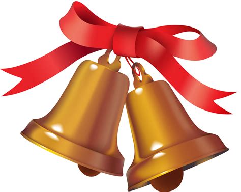 Christmas bell PNG transparent image download, size: 3729x2968px