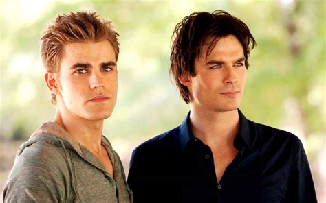 Download Stefan Salvatore And Damon Wallpaper | Wallpapers.com