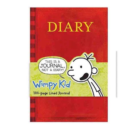 Diary of a Wimpy Kid Book Journal (Notebook / blank book) | Wimpy kid, Wimpy kid books, Book journal