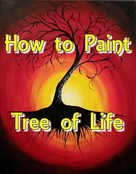 In this video, I’ll be showing you how to paint a tree of life with a ...