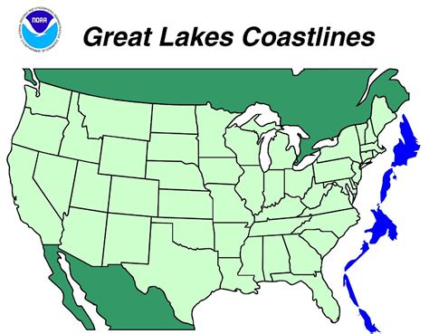 Comparison map of Great Lakes shoreline with U.S. east coa… | Flickr
