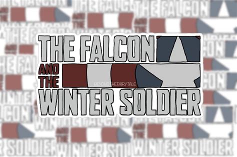 The Falcon and the Winter Soldier Logo Inspired Sticker | Etsy