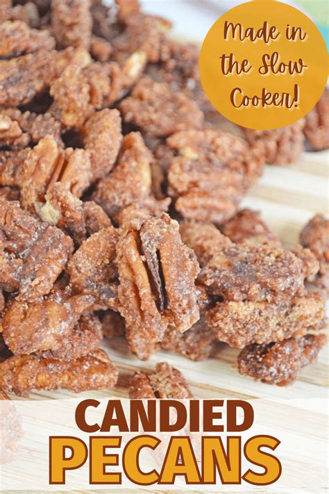 Slow Cooker Candied Pecans