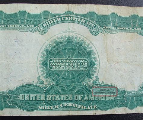 1899 Silver Certificate " Black Eagle " Large Note