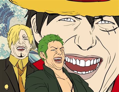 One Piece, Monkey D. Luffy, Sanji Vinmock, Roronoa Zoro, haha ...