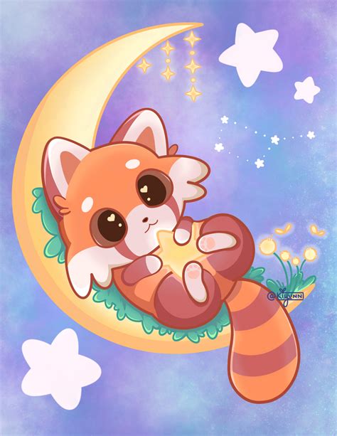 Kimi Yip - Red Panda Illustration