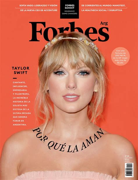 Taylor Swift - Forbes Argentina June 2023 Issue • CelebMafia