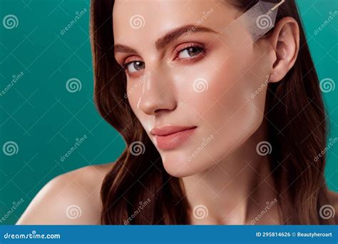 Photo Portrait of Pretty Young Girl Plastic Syringe Massage Spa Salon ...