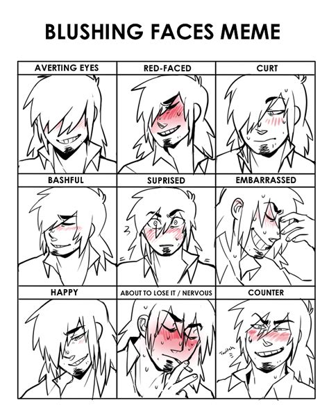 Blushing Face Meme