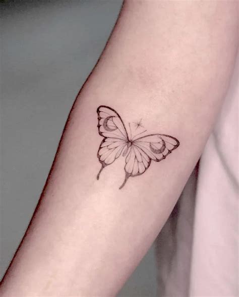 Share 70+ butterfly moon tattoo - in.coedo.com.vn