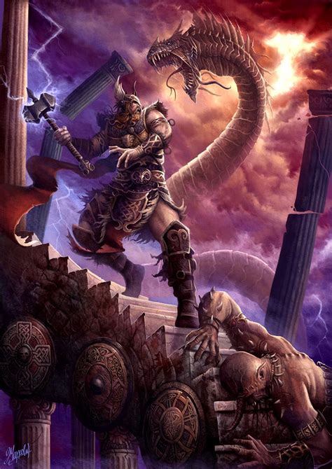 Twilight of the Thunder God by DusanMarkovic on DeviantArt | Odin norse mythology, Norse ...