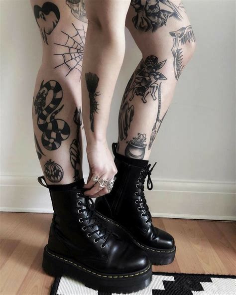 the aesthetic - ink me | Goth tattoo, Grunge tattoo, Sleeve tattoos