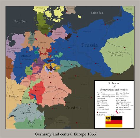 Germany and central europa 1865 by JonasGraf on DeviantArt