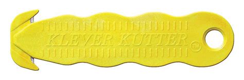 KLEVER KUTTER Fixed Blade 4-5/8" Safety Cutter, 10 PK - 3ZGL2|KCJ-1Y ...