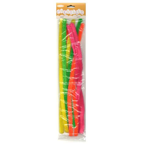 Chenille Stick 12mm Neon Mixed : Sullivans International