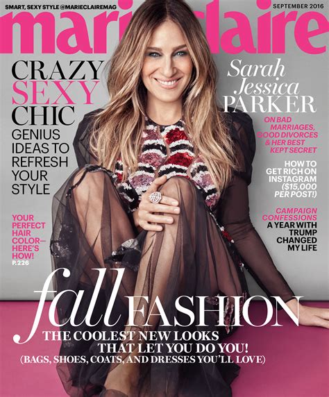 Sarah Jessica Parker Covers Marie Claire's September Issue