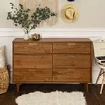 Modern 6 Drawer Solid Wood Dresser - JCPenney