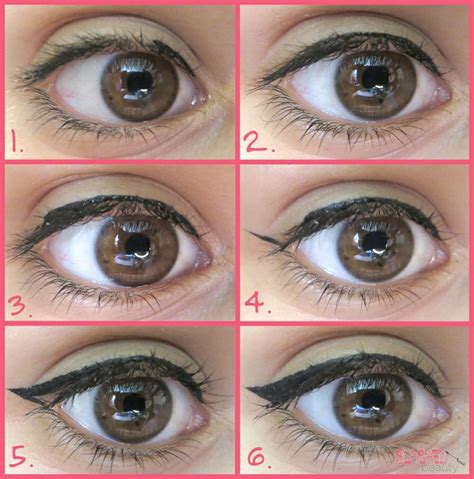 Easy To Apply Eyeliner For Beginners - Apply Eyeliner Step Tutorial ...