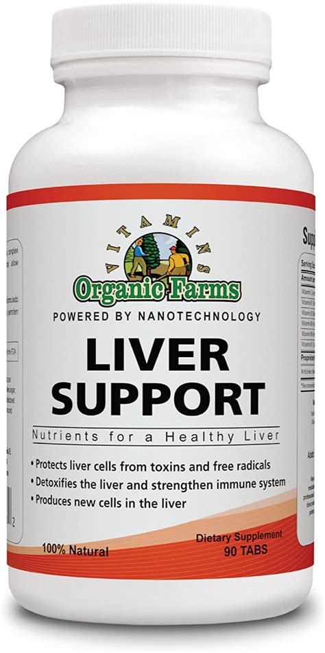 Liver Support - Nutrients for a Healthy Liver - 90 Tablets - 100% Natural Dietary Supplement ...