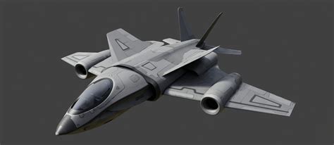 interceptor - aircraft 3d model - eMirage