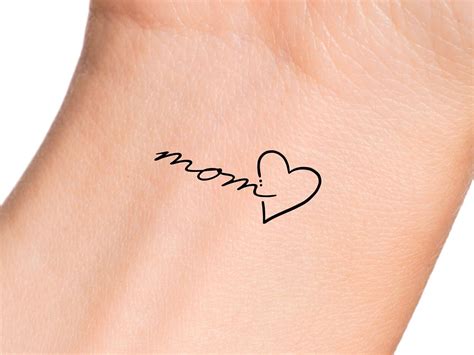 Mom Heart Tattoo