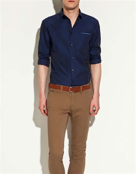 nice shirt and pants combo | Mens smart casual outfits, Blue shirt men, Mens fashion casual outfits