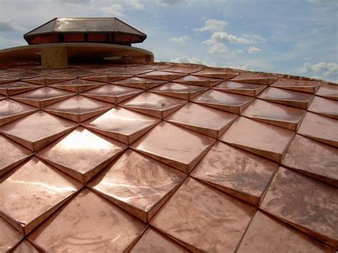 Copper roofing