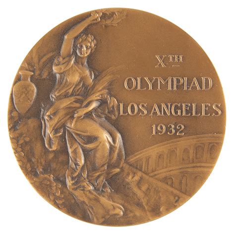 Los Angeles 1932 Summer Olympics Bronze Winner's Medal for Dressage