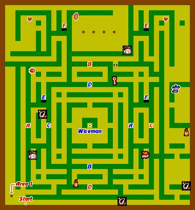 Labyrinth (Famicom)/Area 2: Hedge Garden — StrategyWiki | Strategy guide and game reference wiki