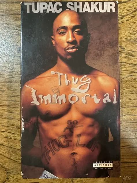 TUPAC SHAKUR THUG Immortal VHS Rap Hip-Hop Documentary Music Xenon $2.00 - PicClick
