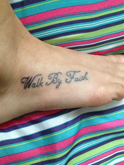 Walk By Faith tattoo | Faith tattoo, Walk by faith tattoo, Walk by ...