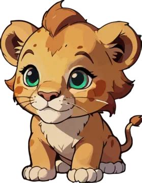 Baby Lion Cartoon Image, Lion, Baby Lion, Animal PNG Transparent Image and Clipart for Free Download