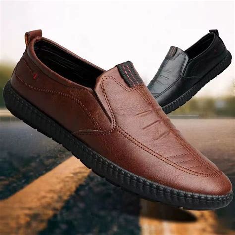 Men’s Slip-on Business Casual Leather Shoes（50% OFF） – kyayu