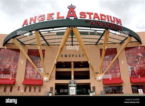 Angel Stadium of Anaheim Stock Photo - Alamy