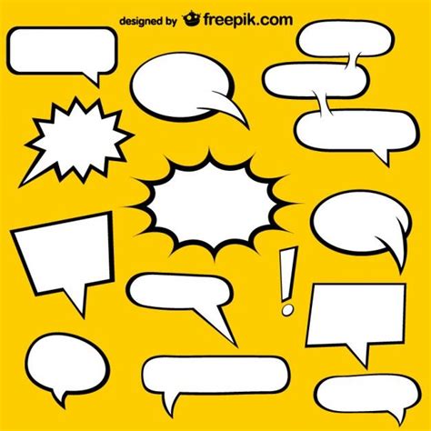 Download Comic Book Speech Bubbles And Yellow Background for free ...